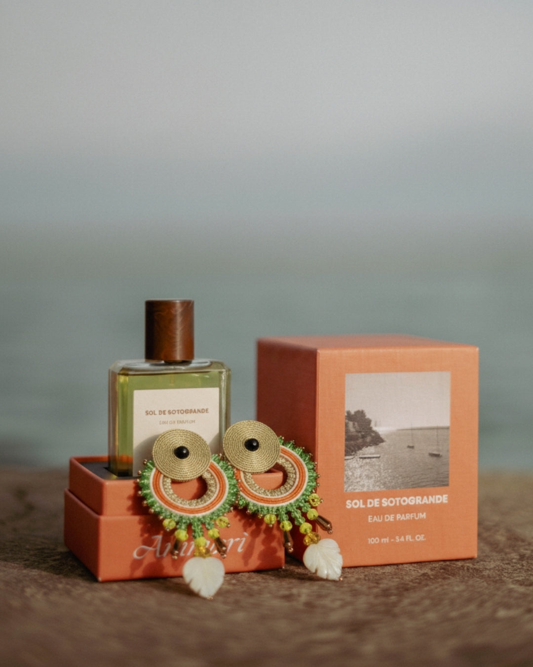 Sol de Sotogrande & Musula Lime Earrings