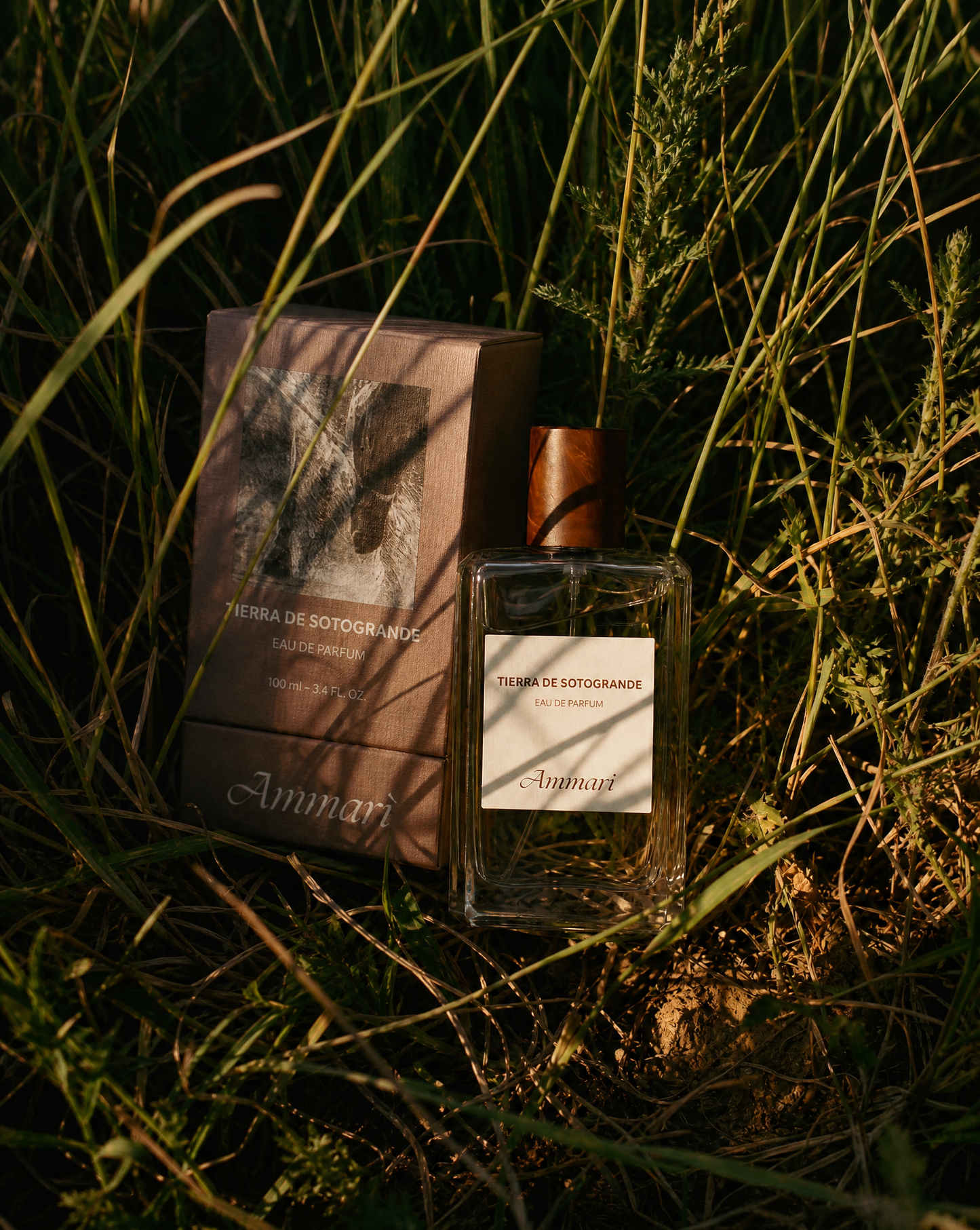 Eau de Parfum Tierra de Sotogrande de Ammarì, frasco de 100 ml